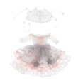 thumbnail image 4 of 3x 1/6 Ropa de muñeca Chica Vestido de muñeca Trajes Conjunto de estilo pastoral para disfrazarse Gris y champán y verde Macarena trajes de vestir de muñeca, 4 of 8