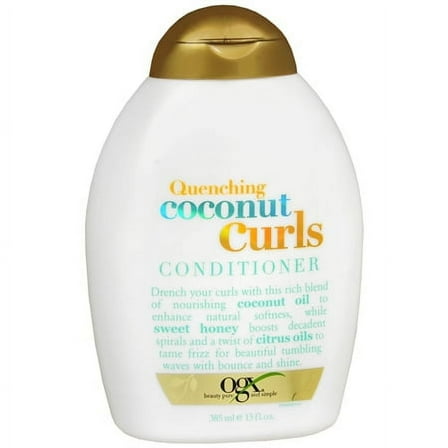 OGX Quenching   Coconut Curls Conditioner, 13 Fl Oz (Pack of 2)