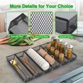 thumbnail image 6 of ZALFLEX Silverware Drawer Organizer for Kitchen, Utensil Mesh Drawer Organizer with Interlocking Arm for Flatware, Knives, Pen, Cosmetic, 6PC, 6 of 9