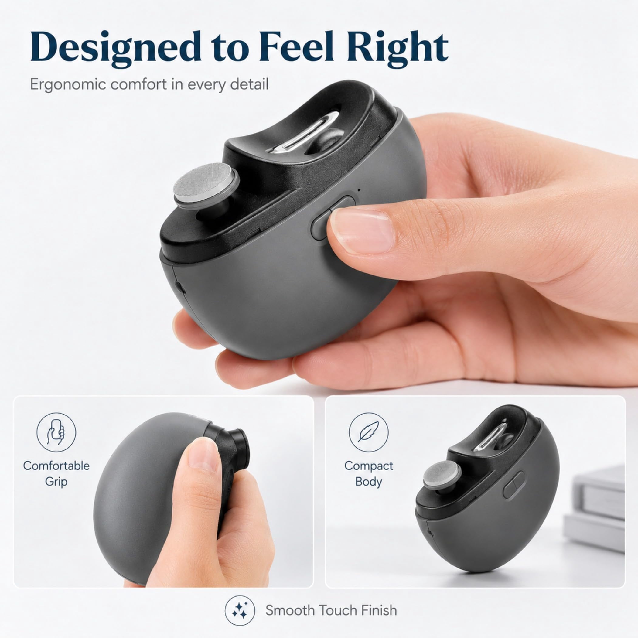 2-in-1 Smart Electric Toe Nail Clipper for Seniors – picture 7