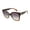 Brown Wood, variant on Women's MS126 Oversized UVA and UVB Protective Square Fashion Sunglasses, 54mm