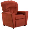 thumbnail image 1 of Kidz World Solid Color Kids Suede Recliner, 1 of 2