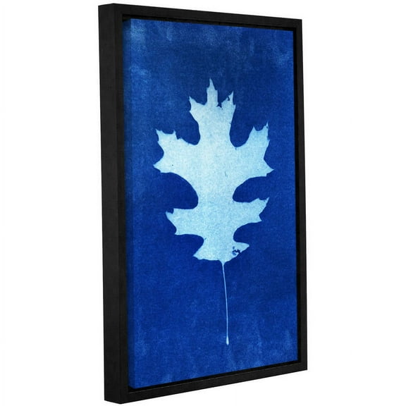 ArtWall Elena Ray "Sun Print Of A Leaf" Gallery-wrapped Floater-framed Canvas