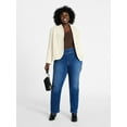 thumbnail image 3 of Terra & Sky Women's Plus Long Sleeve Cocoon Jacket, Sizes 0X-5X, 3 of 6