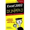 Excel 2002 for Dummies Quick Reference, Used [Paperback]