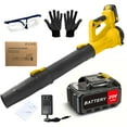 thumbnail image 5 of (HJG)--Cordless Leaf Blower 20V Electric Leaf Blower With4.0Ah Batteries And Fast Charger, Variable Speed, Turbo Mode, Battery Powered Handheld Leaf Blowers For Lawn Care And Clearance Yard Leaves;'[, 5 of 7