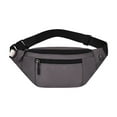 thumbnail image 2 of Fiudx Riñonera Unisex, Correa de Hombro Ajustable y Ligera, Tela Oxford Impermeable, Práctico Llavero con Bolsillo Antirrobo, Ideal para Deportes, Fitness, Viajes y Trabajo, 34 X 13 Cm., 2 of 6