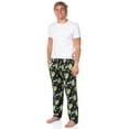 thumbnail image 3 of Rick and Morty Mens' TV Show Series Portal Tossed Print Sleep Pajama Pants, 3 of 7