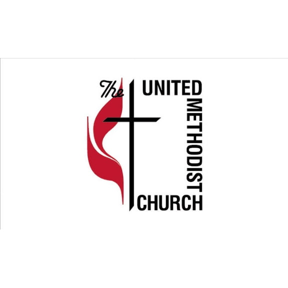 United Methodist Church 3'X5' Flag ROUGH TEX® 100D