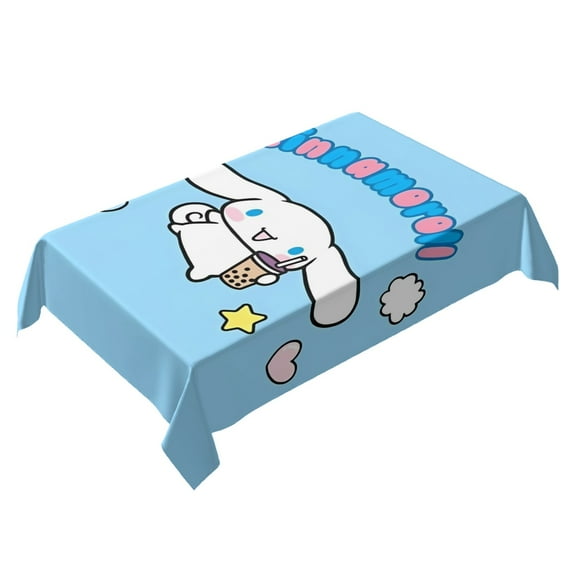 Cinnamoroll Themed Square Tablecloth 54 * 72 Inches Durable Stylish