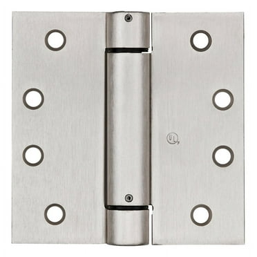 National Hardware N350-801 Spring Hinge, Cold Rolled Steel, Satin Nickel, 37 lb