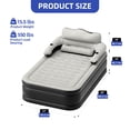 thumbnail image 6 of Uforic Full XL Air Mattress with Headboard & Electric Pump, Inflatable Bed for Home, Camping, Black, 6 of 10