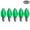 green, variant on EZLS Red Transparent C7 LED Replacement Bulb, 5 Pack