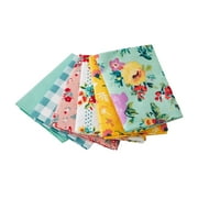 The Pioneer Woman 21" x 18" Sweet Romance Fat Quarter Cotton Precut Bundle Multi-color, 6 Pieces