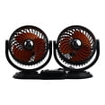 thumbnail image 2 of 1Pc For 360 Degree Rotation 2Speed Cooling Cooler Usb 5V 12V 24V Double Head Car Fan 24V, 2 of 10