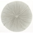 thumbnail image 2 of Nourison Life Styles Light Grey Round Decorative Throw Pillow , 16"X16", 2 of 5