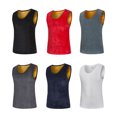thumbnail image 2 of Minnieouse 2 piezas de ropa interior térmica para hombre, chaleco para clima frío sin mangas, Top básico de Color sólido, ropa Base informal cómoda Camisetas Azul oscuro Minnieouse AP013331-05, 2 of 6