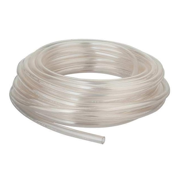 Tygon Tubing,Clear,3/8 In. Inside Dia,50 ft. ACF00027