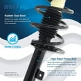 thumbnail image 4 of Detroit Axle - Front Strut kits for 2007-2012 Dodge Caliber Complete 2 Struts with Coil Spring 2008 2009 2010 2011 Replacement Left Right Quick Install Ready Struts Assembly, 4 of 7