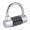 silver, variant on Spptty 5 Digit Code Lock Padlock U-shaped Suitcase Door Combination Lock