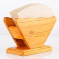 thumbnail image 3 of Bamboo Coffee Filter Holder, Coffee Filter Stand Container Dispenser rack and shelf for / Flat Shaped Paper Filters, 3 of 8