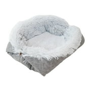 Cat Beds For Indoor Cats Washable Dog Crate Bed Calming Dog Bed Cat Bed Warming Pet Bed For Small Medium Dogs And Cats