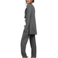 thumbnail image 4 of Doublju Women's Soft Tank Tops, Pants and Cardigans Loungewear Sets (3 Pieces), 4 of 4