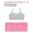 thumbnail image 4 of Cyndeelee Girls 7-16 Bralette, 5-Pack, 4 of 5