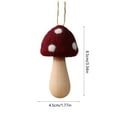 thumbnail image 3 of Vacemry Under $5 Christmas Gnome Ornament, Faceless Santa Claus Decoration, Wool Mushroom Hanging Pendant for Xmas Tree Decor, Festive Holiday Decorations, Miniature Decorative Accessories, 3 of 6