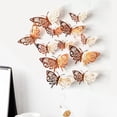 thumbnail image 3 of 12PCS 3D Butterfly Wall Decals, Butterfly Decorations Decals Stickers Wall Girl Kids Bedroom for Home Living Room Nursey Room Party Decor perfecl Pegatinas de pared, 3 of 8
