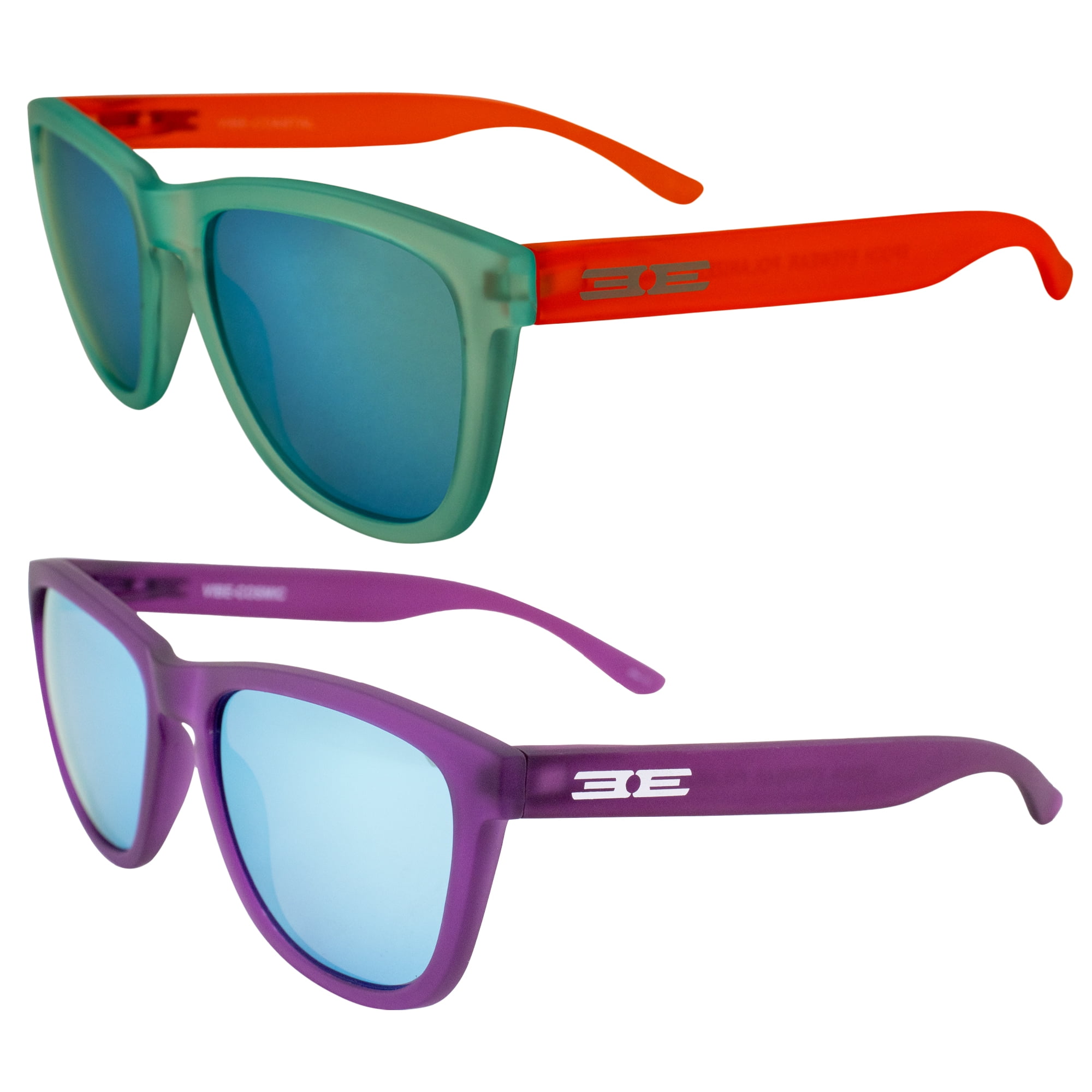 Del Sol Men's Solize Sunglasses - Ocean is Calling, Light Blue to