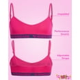 thumbnail image 4 of Sweet & Sassy Girls Seamless Training Bra Cami Training Bra Stretch Performance Seamless Bra 9 Pack, 4 of 6