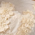 thumbnail image 5 of Baby Onesies Girl Baby Girl Lace Romper Dress Floral Lace Outfits Summer Toddler Clothes Jumpsuit with Headband, 5 of 6