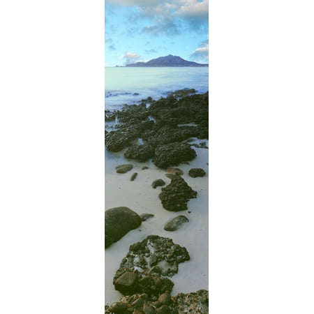 Rock formations on the beach Sea of Cortez Cabo Pulmo National Marine Park Cabo Pulmo Baja California Mexico Canvas Art - Panoramic Images (36 x (Best National Parks In California)