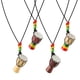 thumbnail image 1 of 4pcs mini collar de diseño de tambor africano colgante personalizado collar decorativo, 1 of 5