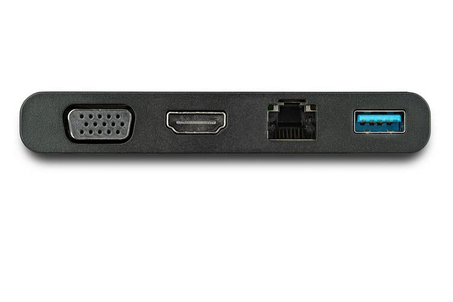 Startech.com Usb C Multiport Adapter With Hdmi, Vga, Gigabit Ethernet & Usb 3.0, Usb C To 4k Hdmi Or 1080p Vga Display Mini Dock Hub, Usb Type-c Travel Docking Station For Usb-c Lptops - Portable
