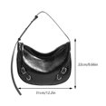 thumbnail image 2 of Bolsos de mano a la moda para mujer, bolso versátil de Color sólido para axila, bolso de calle para mujer, 2 of 7