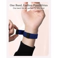 thumbnail image 7 of Wearlizer 3 Pack Magnetic Stretchy Bands Compatible with Samsung Galaxy Watch 7/6/5/4/FE/Active 2 40mm 44mm, 20mm Elastic Nylon Braided Sport Loop Strap with Magnetic Clasp for Watch 6 Classic/5 Pro, 7 of 7