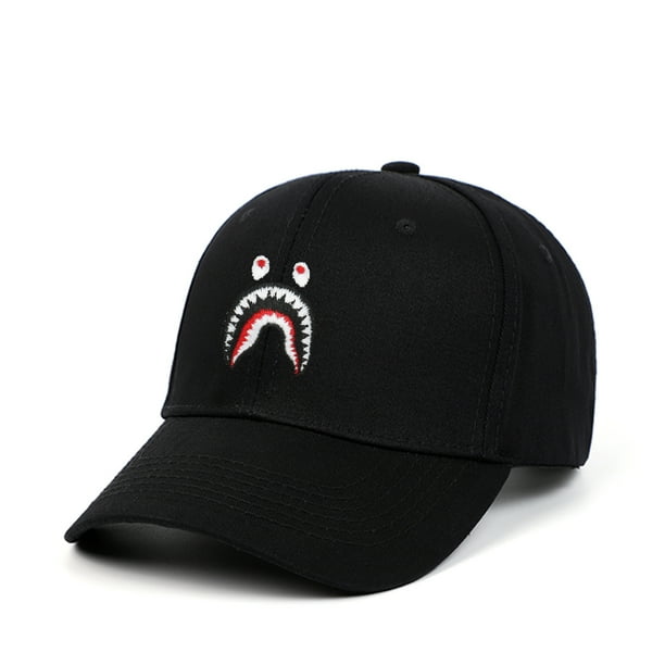 Gorra de béisbol Sharks Anime ajustable de 56 a 58 cm, algodón