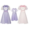 thumbnail image 4 of Disfraz de Angelita para adultos y niños, disfraz de Cosplay para niñas K-12, disfraz de bebé llorón rosa y morado, traje de carnaval para Halloween, 4 of 5