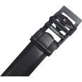 thumbnail image 5 of Marshal Men's Genuine Leather Ratchet Dress Belt With Automatic Buckle Black Buckle5, 46", 5 of 9