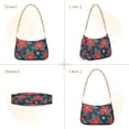 thumbnail image 7 of FORMRS Womens Shoulder Bag with Chain Strap Clutch Purse Cute Tote Handbag, Red Christmas Leaves, 7 of 7