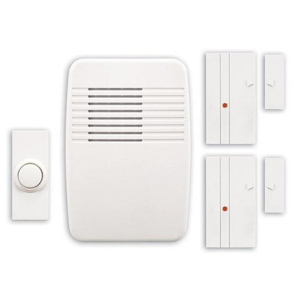 Heath Zenith 3494408 Wireless Doorbell with Door Sensor