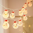 thumbnail image 3 of Cadena de luz decorativa para árbol de Navidad, iluminación para fiesta de Feliz Navidad, Papá Noel, muñeco de nieve, 1,5 m, 2024, 3 of 4