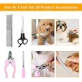 thumbnail image 5 of Cortadora eléctrica para perros, kit de aseo inalámbrico para mascotas, kit de cortadora de pelo para perros, gatos y mascotas (dorado) WddnAot, 5 of 5
