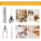 thumbnail image 5 of Cortadora eléctrica para perros, kit de aseo inalámbrico para mascotas, kit de cortadora de pelo para perros, gatos y mascotas (dorado) WddnAot, 5 of 5