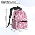 thumbnail image 4 of Lsque Cute Rabbit Classic Casual Backpack - Large Capacity Water-Resistant Backpack for School, Work, Travel, and Outdoor Activities, 4 of 8