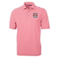 thumbnail image 2 of Men's-Cutter & Buck  Red New York Red Bulls Virtue Eco Pique Stripe Recycled Polo, 2 of 3