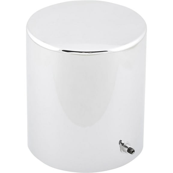 Speedway Motors Chrome Oil Filter Cover Cap, 4-5/16 Inch Deep Steel Engine Oil Filter Housing Cover with Polished Chrome Finish for Classic Car Engine Dress Up