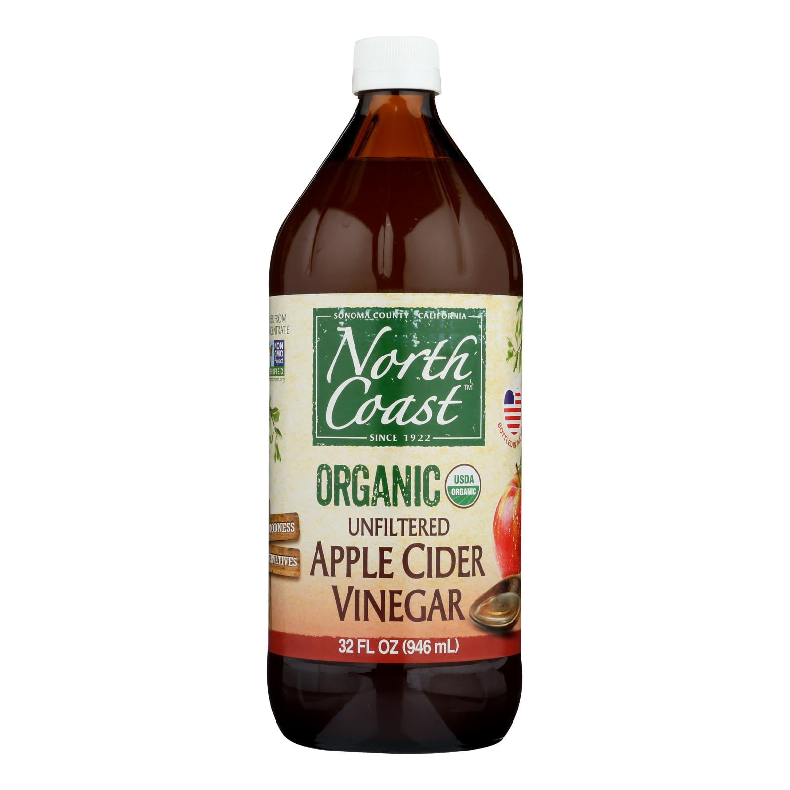 North Coast Organic Unfiltered Apple Cider Vinegar Case Of 6 32 Fz